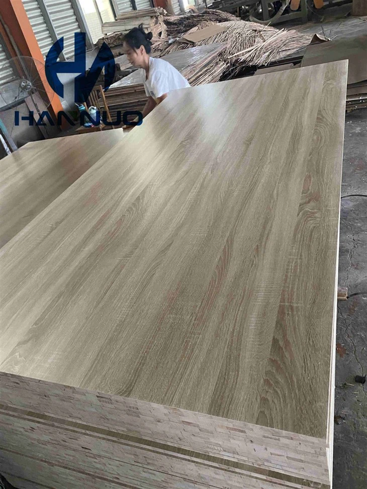 Wood Grain Melamine Paper Faced Block Board