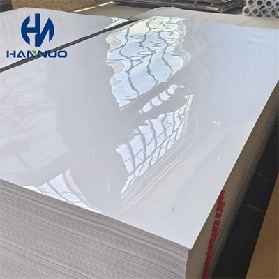 সাদা রঙ এইচপিএল উচ্চ চাপ স্তরিত উচ্চ চকচকে বোর্ড